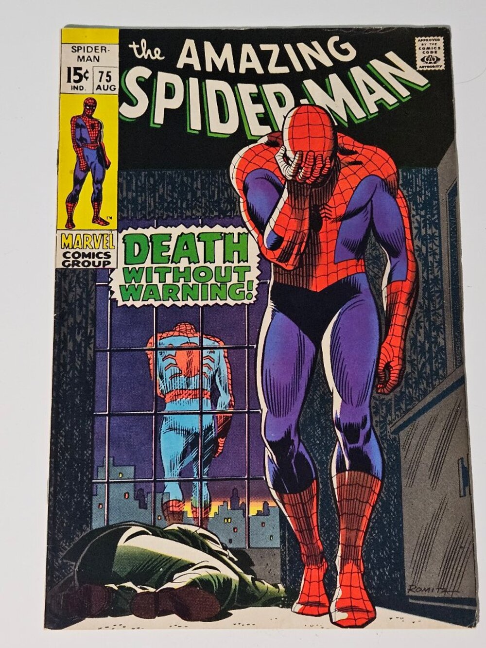 Amazing Spider-Man #75 (Marvel Comics, 1969) Silver Age Stan Lee / Romita Sr